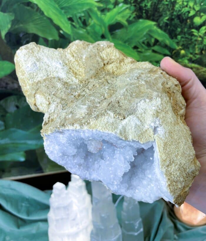 Quarz-Geode - Klarheit und Struktur 2 SanjaNatur® - Edelsteine & Coaching