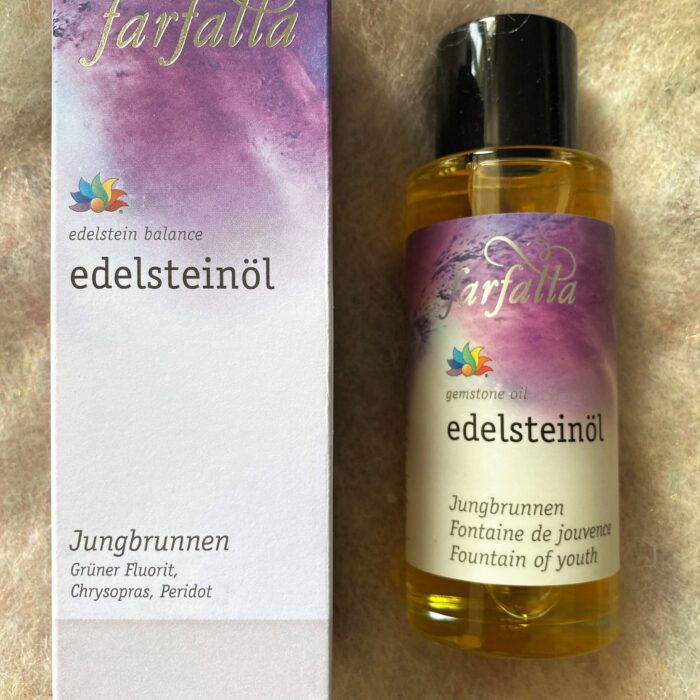 Bio Edelstein-Öl Balance® "Jungbrunnen" 80 ml - farfalla 1 SanjaNatur® - Edelsteine & Coaching