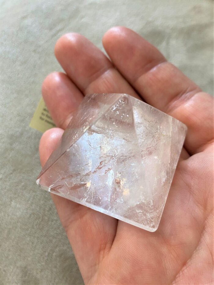 Heilstein-Pyramide Bergkristall, 4,5 cm 1 SanjaNatur® - Edelsteine & Coaching
