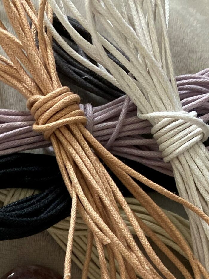Baumwollband - verschiedene Farben 1 SanjaNatur® - Edelsteine & Coaching
